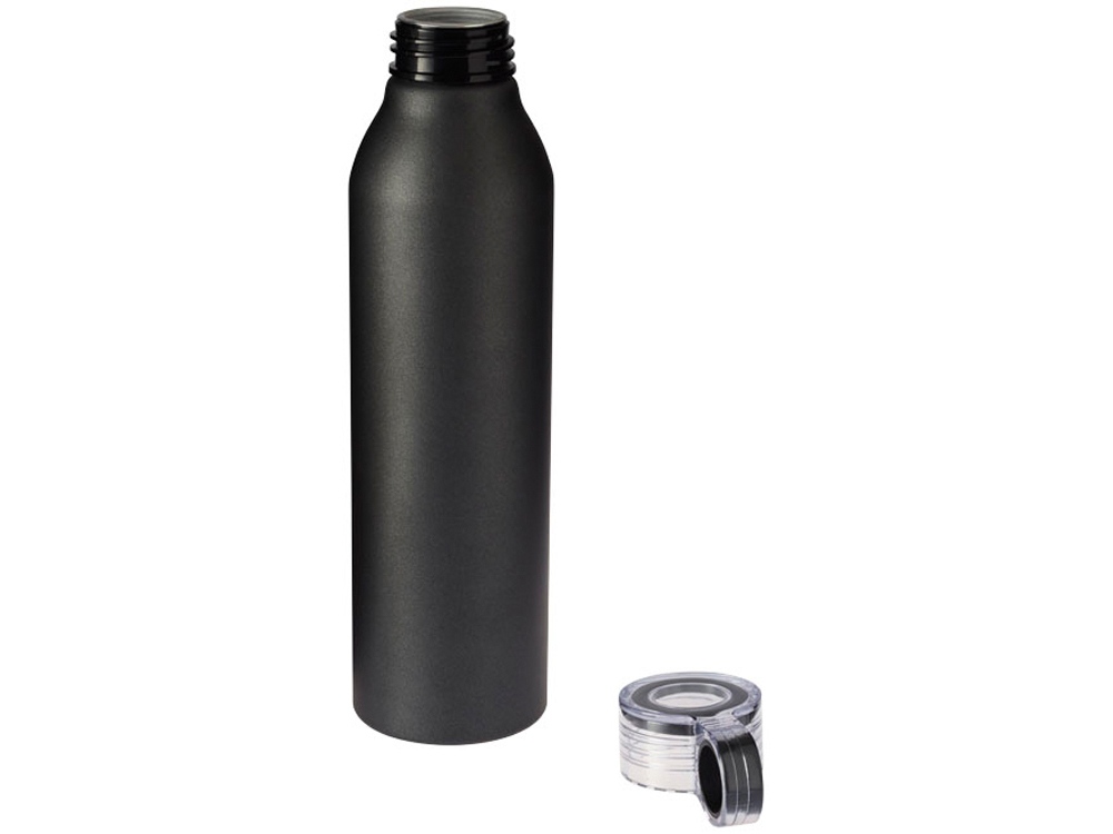 Спортивная алюминиевая бутылка Grom, черный (Р)