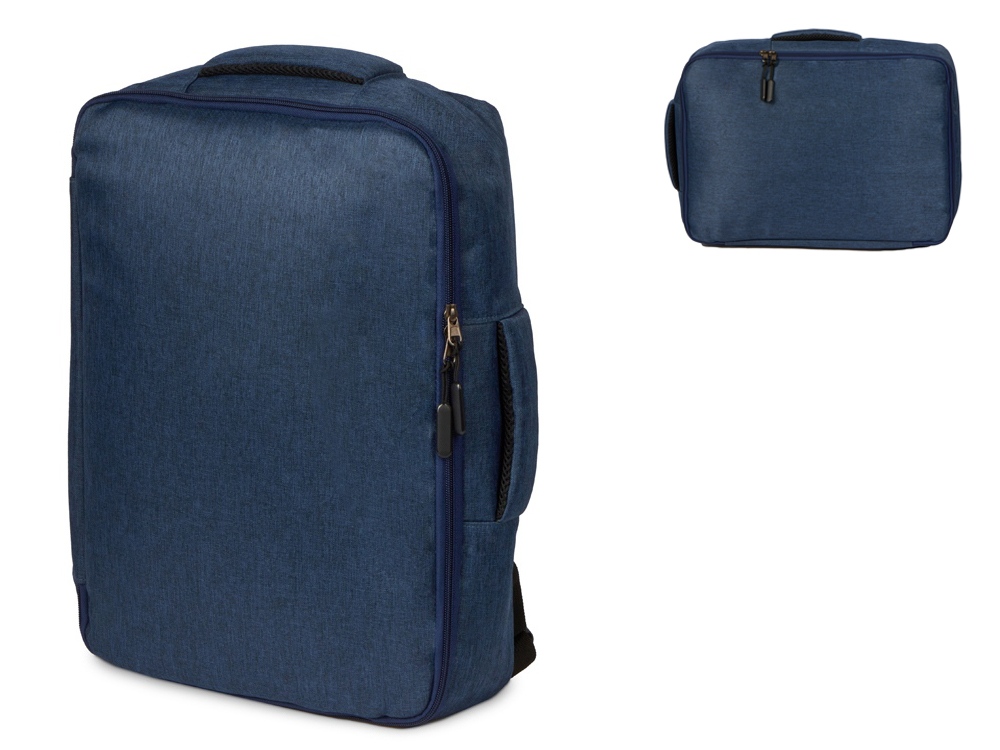 Рюкзак-трансформер Turnover для ноутбука 15 из переработанного пластика с логотипом  | Print Logo