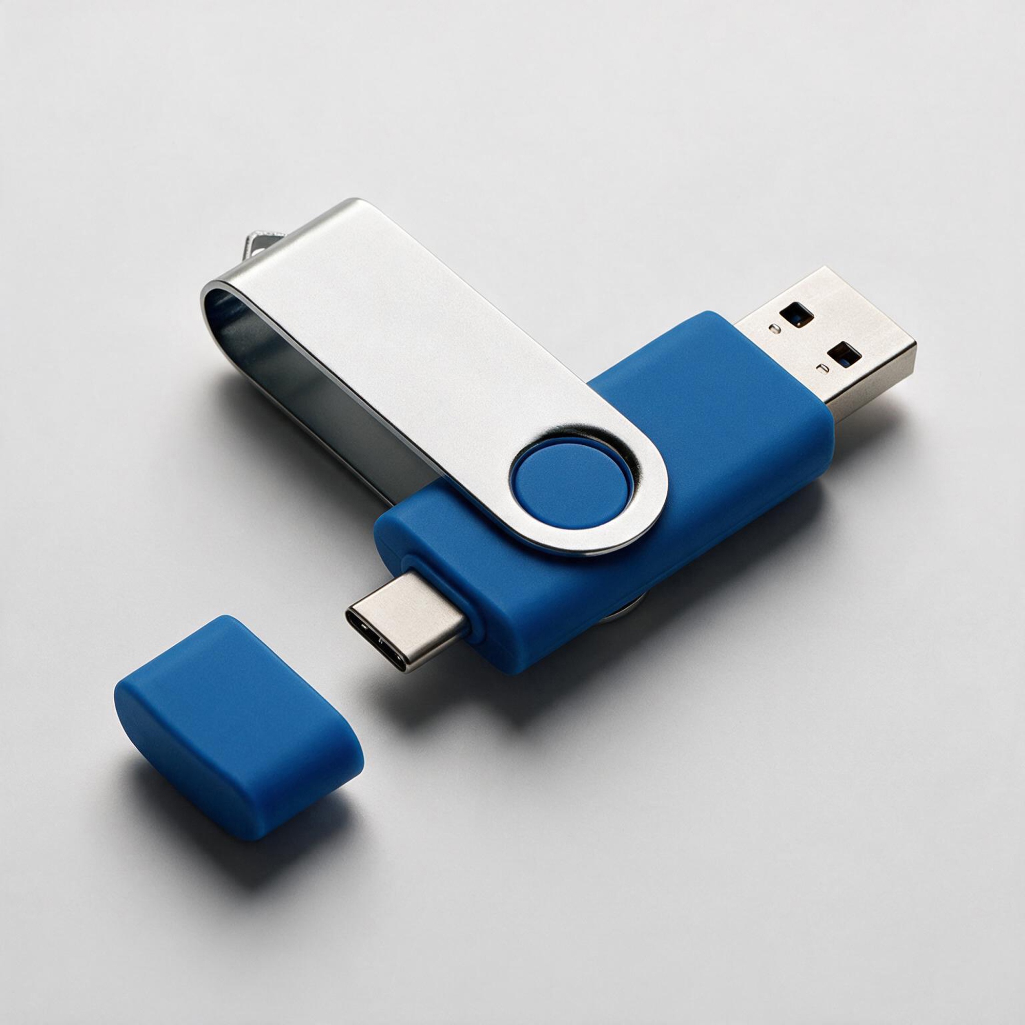 USB3.0/USB Type-C флешка на 16 Гб Квебек C с логотипом  | Print Logo