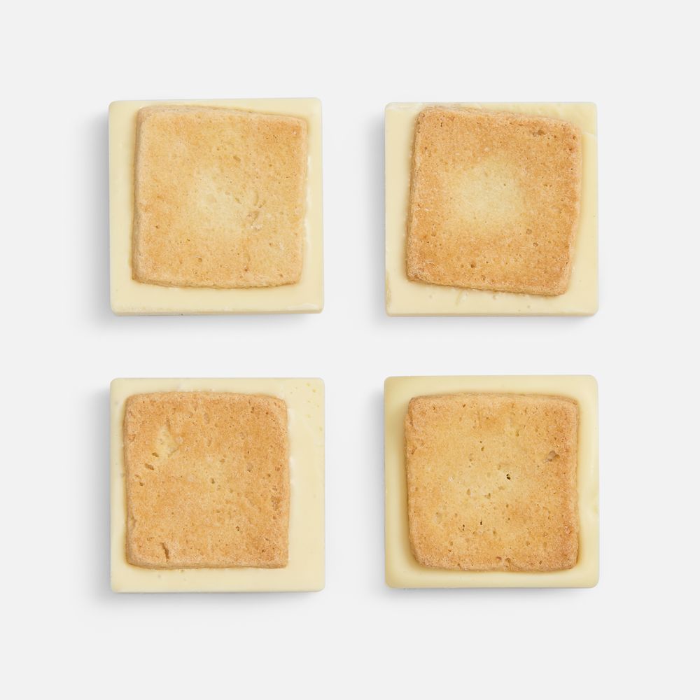 Набор из 4 печений Dream White — пример нанесения логотипа (сделано в России) | Print Logo