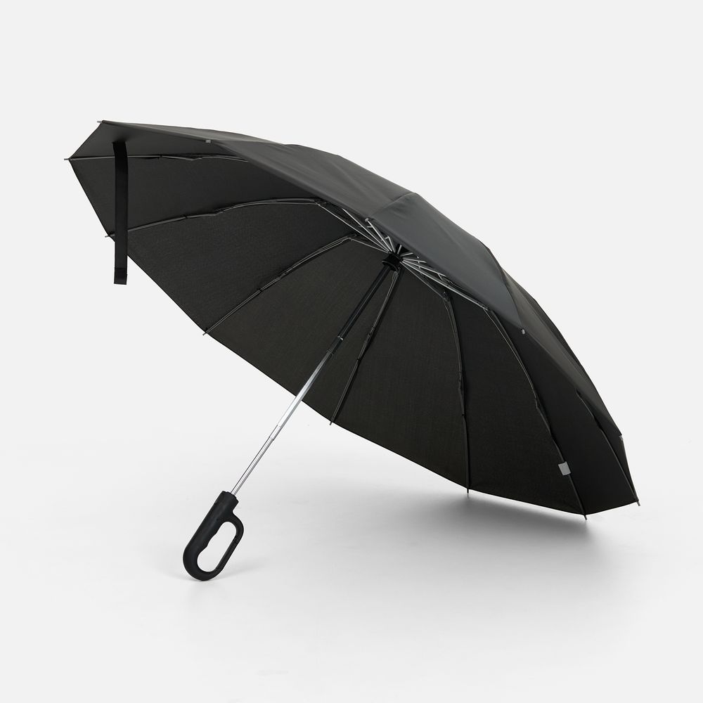 Зонт обратного сложения inLoop с ручкой-карабином с логотипом Indivo | Print Logo
