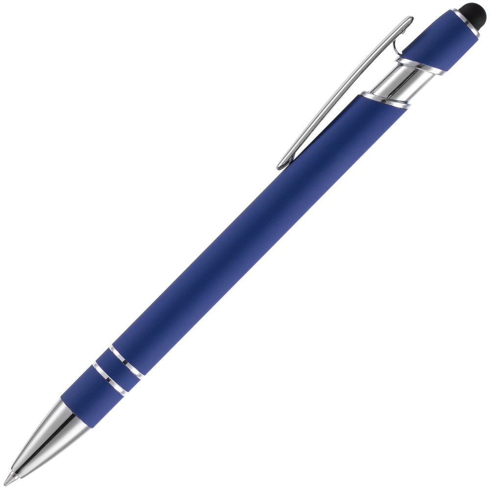 Ручка шариковая Pointer Soft Touch со стилусом фото на сайте Print Logo.