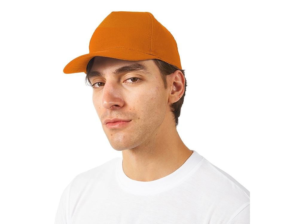 Бейсболка Memphis 5-ти панельная 165 гр, оранжевый