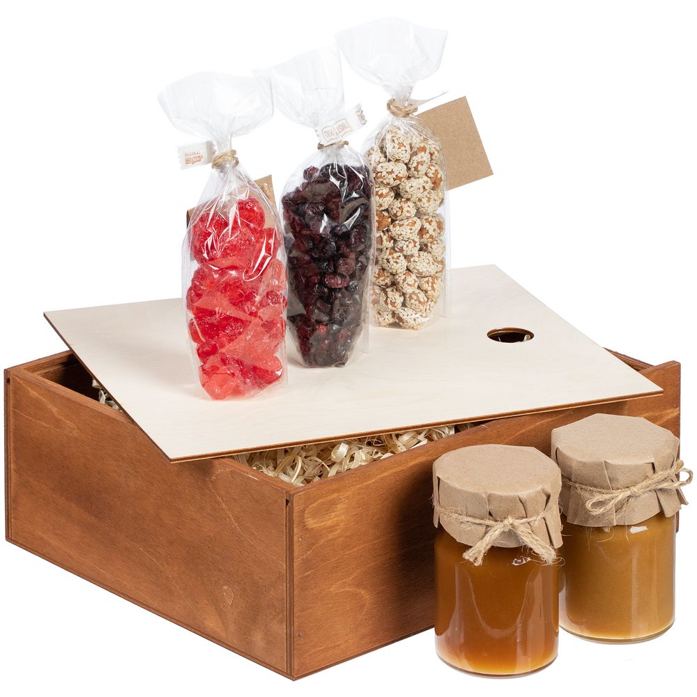 Деревянный ящик Eske — пример нанесения логотипа (сделано в России) | Print Logo