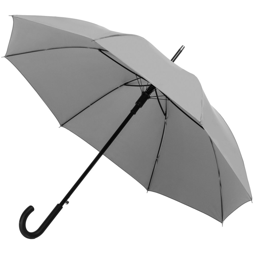 Зонт-трость Manifest со светоотражающим куполом фото на сайте Print Logo.