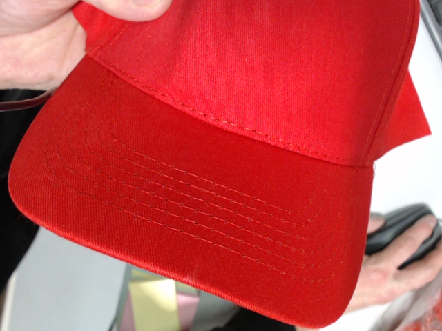 Бейсболка Memphis 5-ти панельная 165 гр, красный (P)