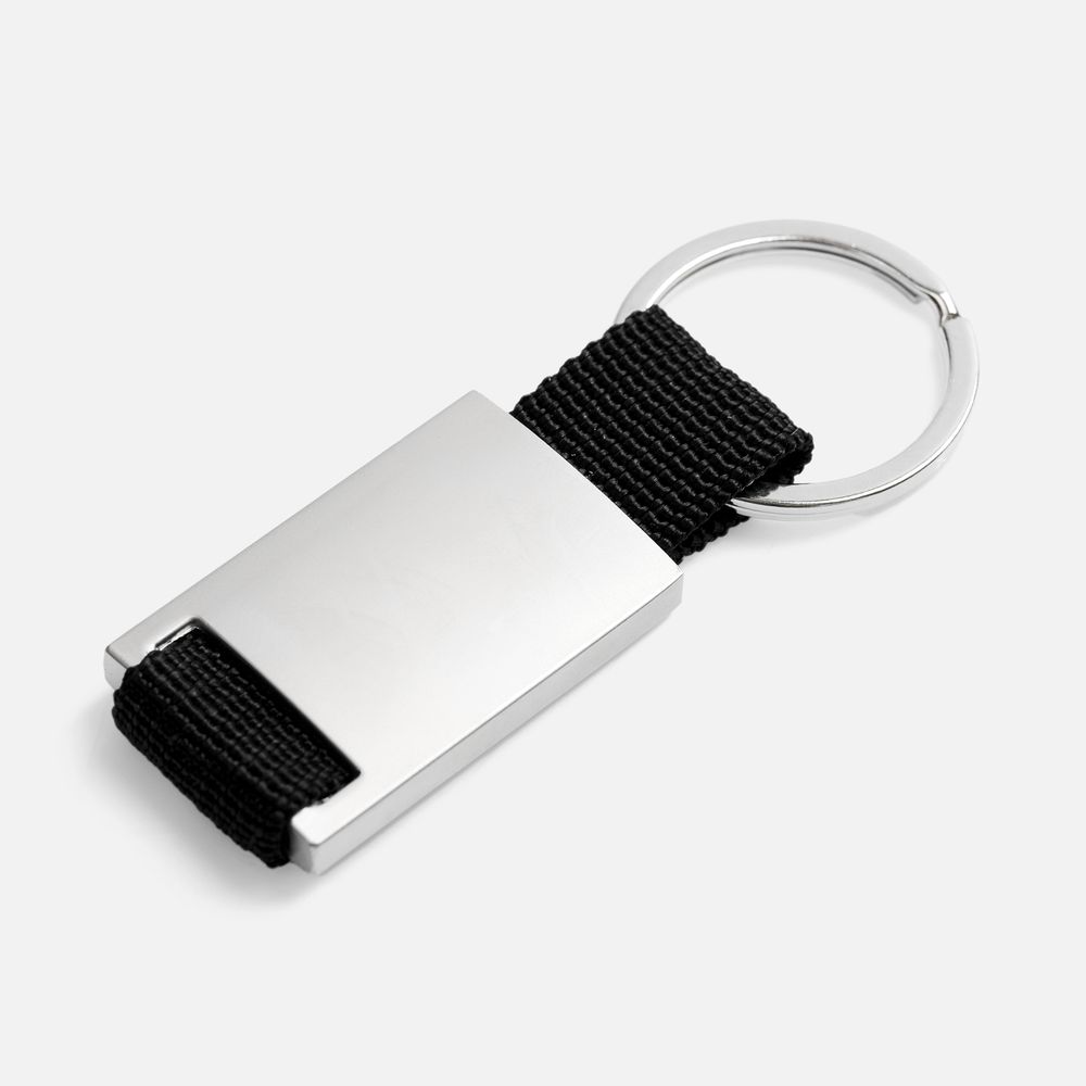 Брелок Inlet с тканевой вставкой фото на сайте Print Logo.