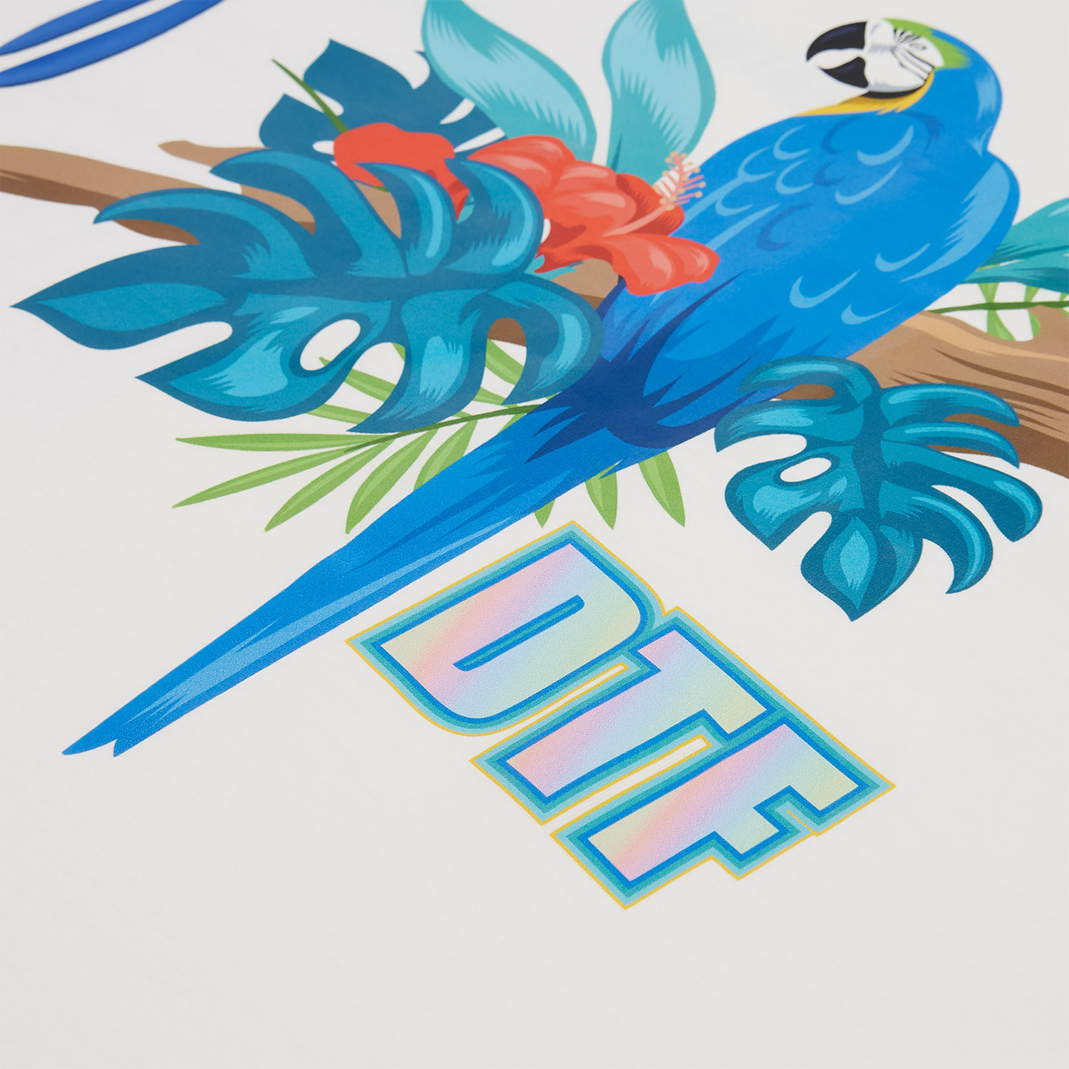 Футболка унисекс KRIS, 100% хлопок, 150 гр., белая (теплого оттенка), размер XXXL Parrots фото на сайте Print Logo.