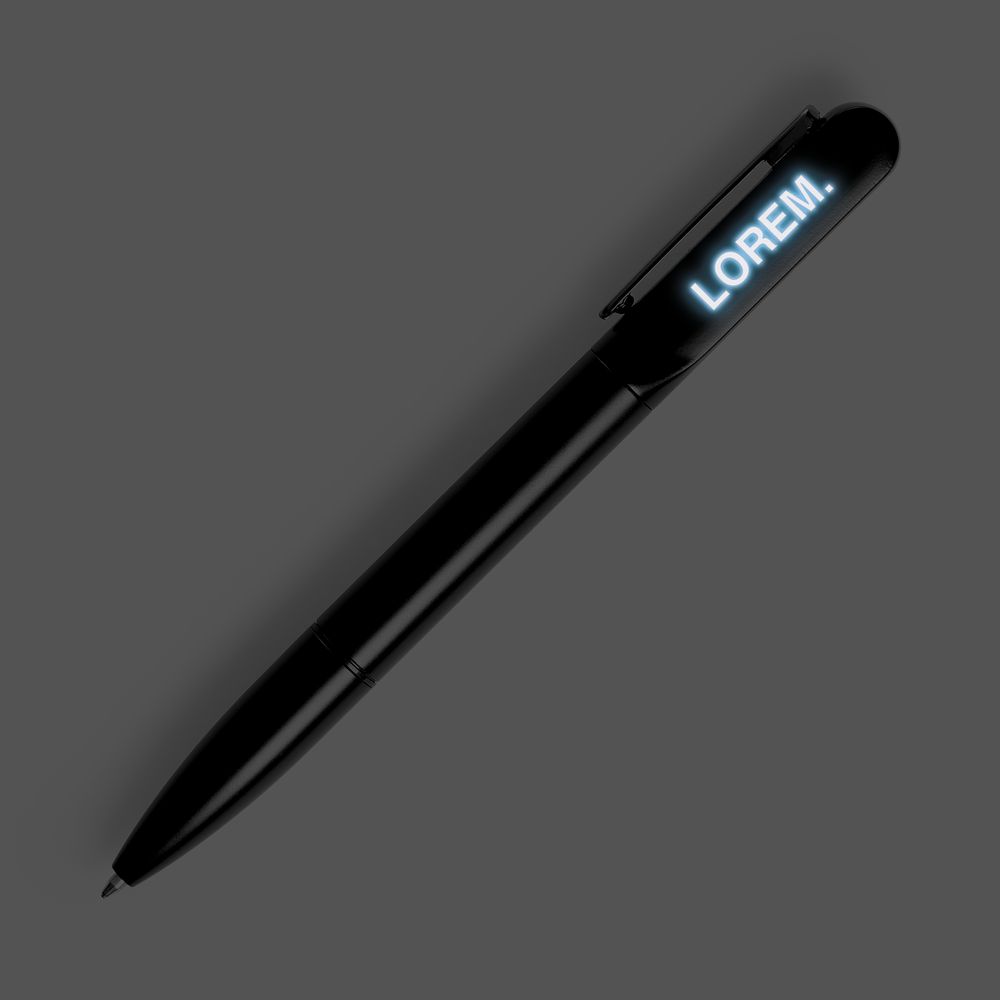 Ручка шариковая Lucenti с подсветкой логотипа, в футляре фото на сайте Print Logo.