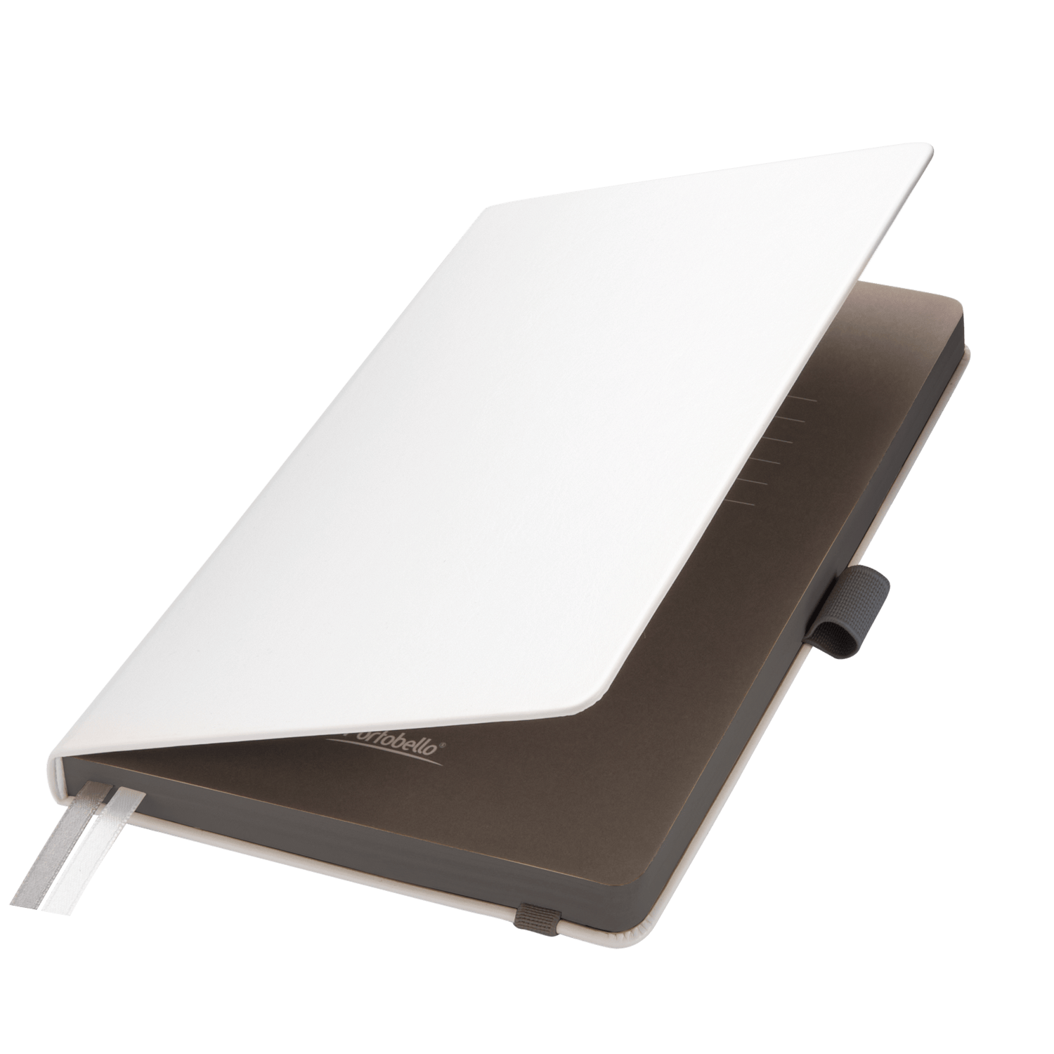 Ежедневник Арктик (Arctic) недатированный, белый/темно-серый