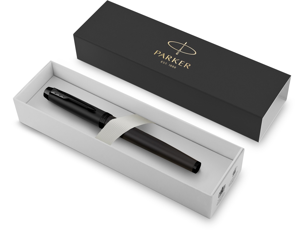 Перьевая ручка Parker IM Achromatic Matte Black BT, черный