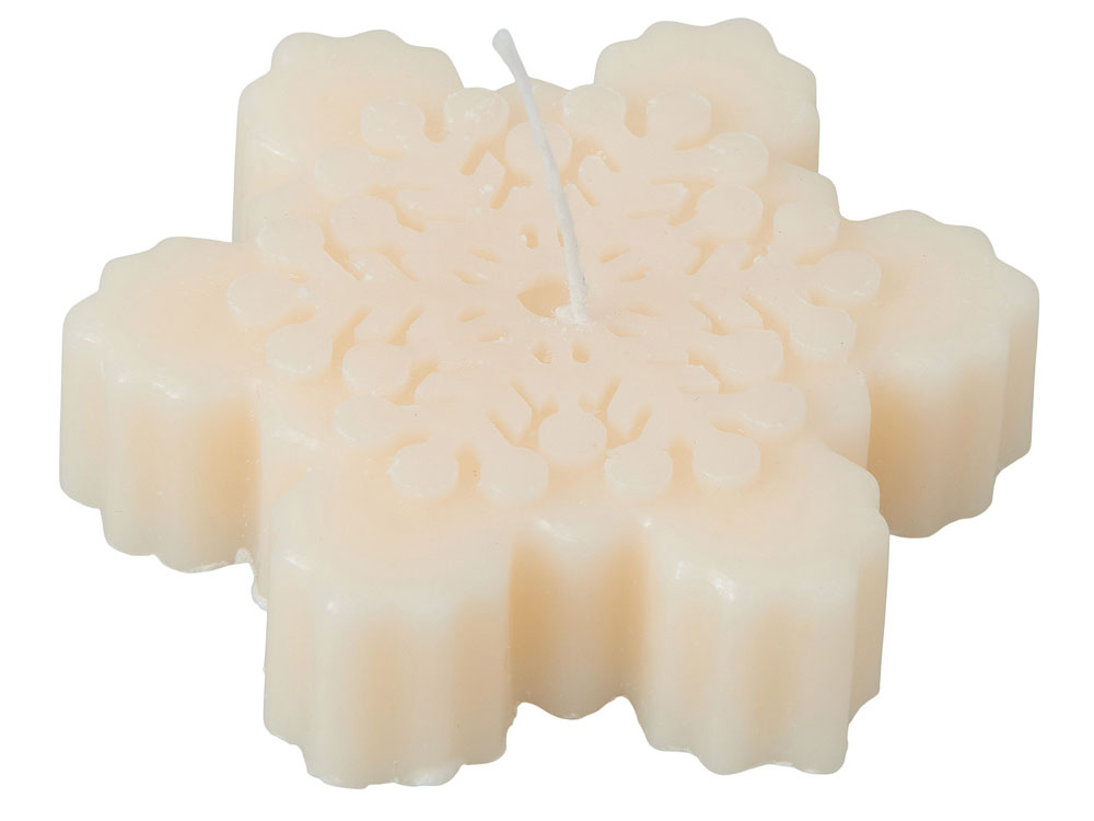 Свеча Снежинка с логотипом  | Print Logo