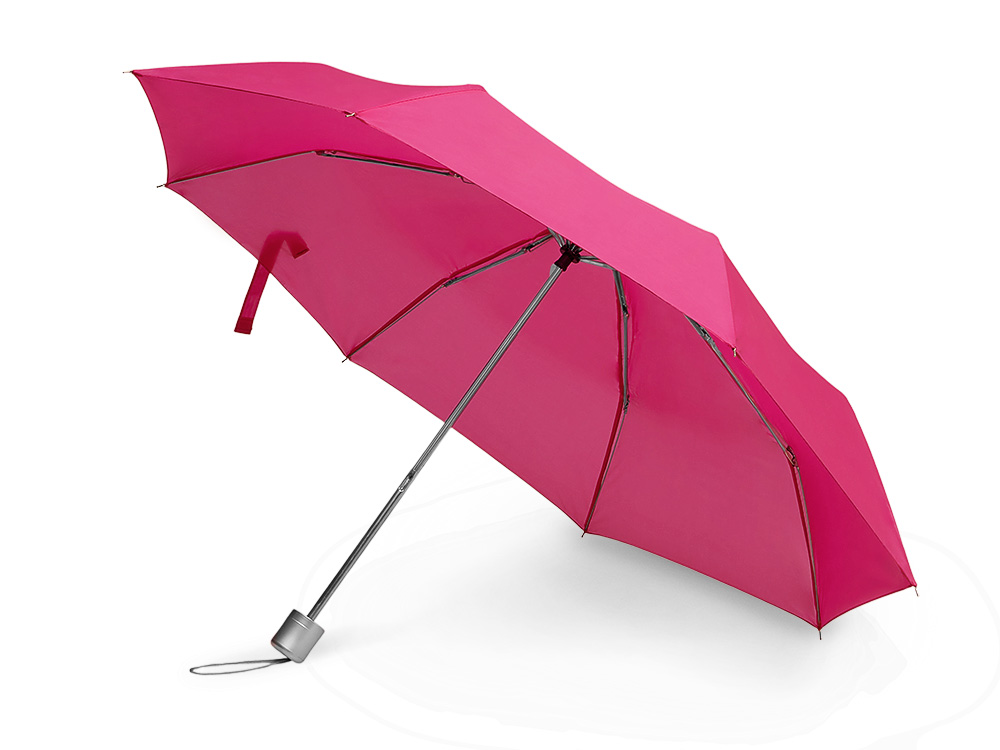 Складной механический зонт YAKU, фуксия