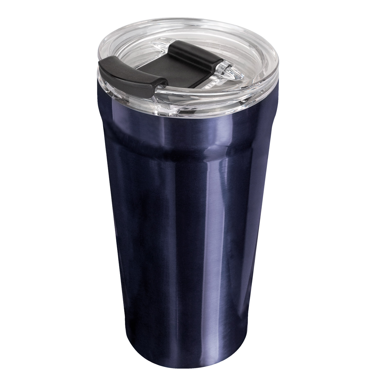 Термокружка вакуумная Forte, светло-синяя — пример нанесения логотипа (Portobello Термокружки) | Print Logo