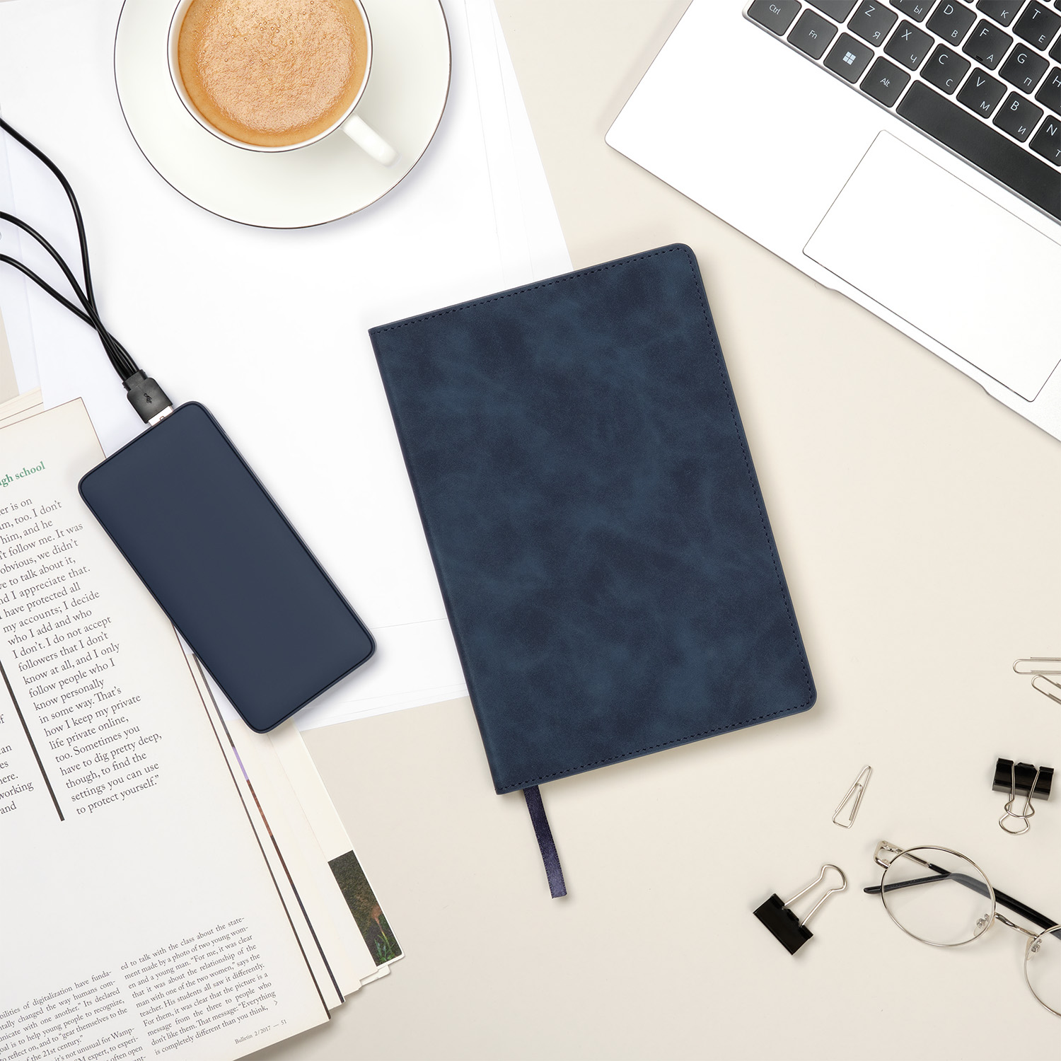 Ежедневник Верона (Verona) недатированный, синий