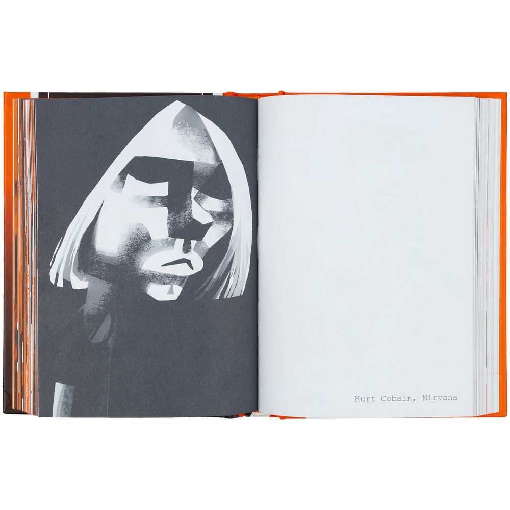 Книга с иллюстрациями «Виктор Меламед. 111 портретов музыкантов» фото на сайте Print Logo.