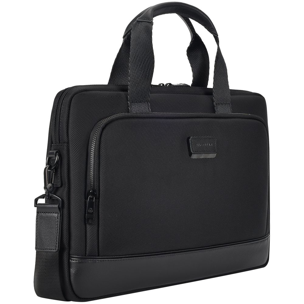 Сумка для ноутбука Santiago с кожаной отделкой фото на сайте Print Logo.