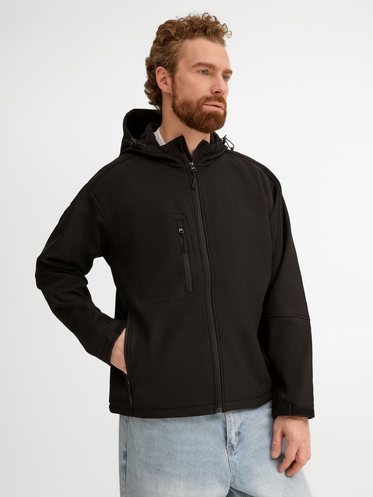 Куртка мужская с капюшоном Replay Men 340 черная, размер 3XL