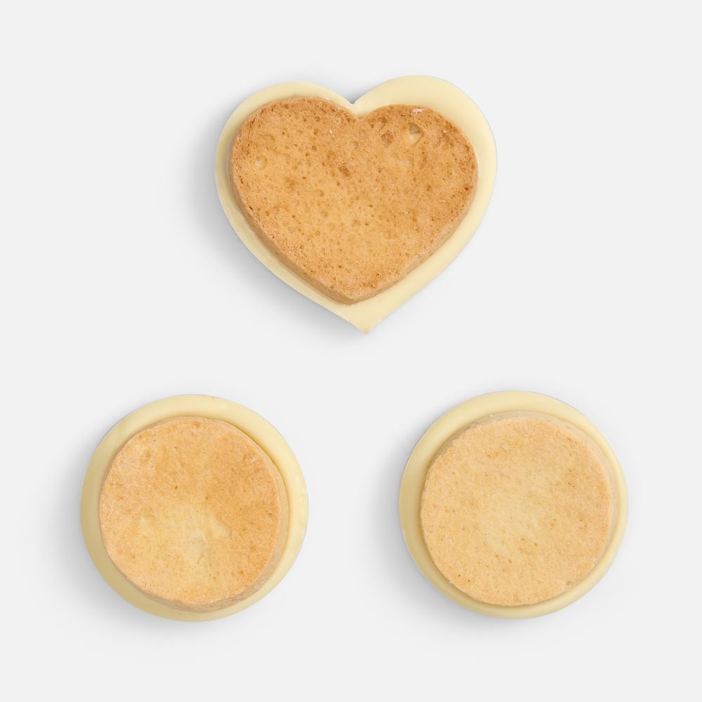 Набор из 3 печений Dream White — пример нанесения логотипа (сделано в России) | Print Logo