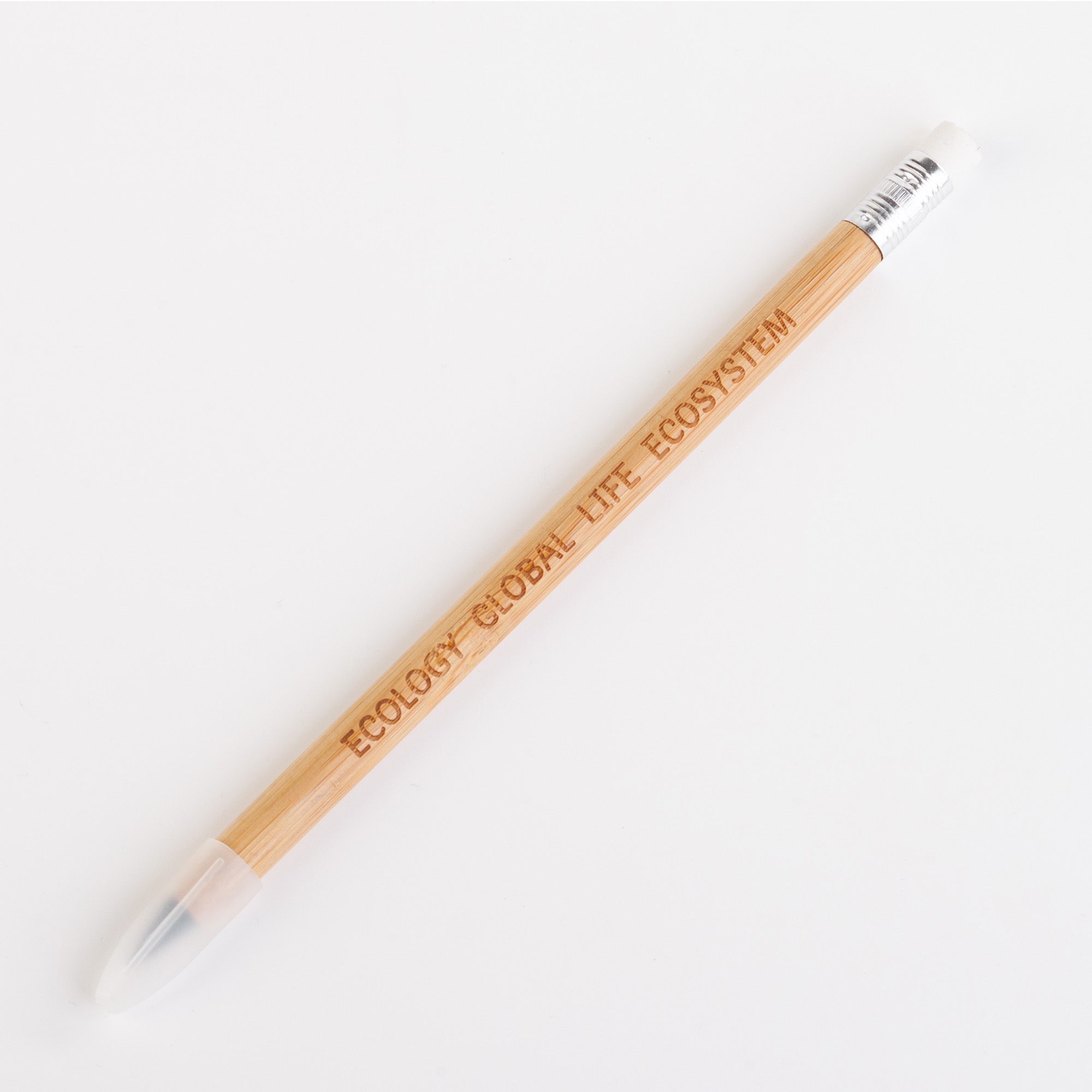 Вечный карандаш "Groot" с ластиком, бамбук фото на сайте Print Logo.