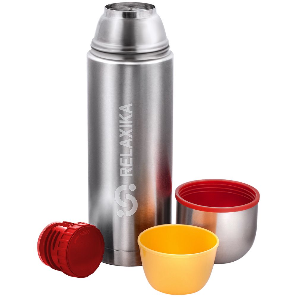 Термос Relaxika Duo 1000 в чехле фото на сайте Print Logo.