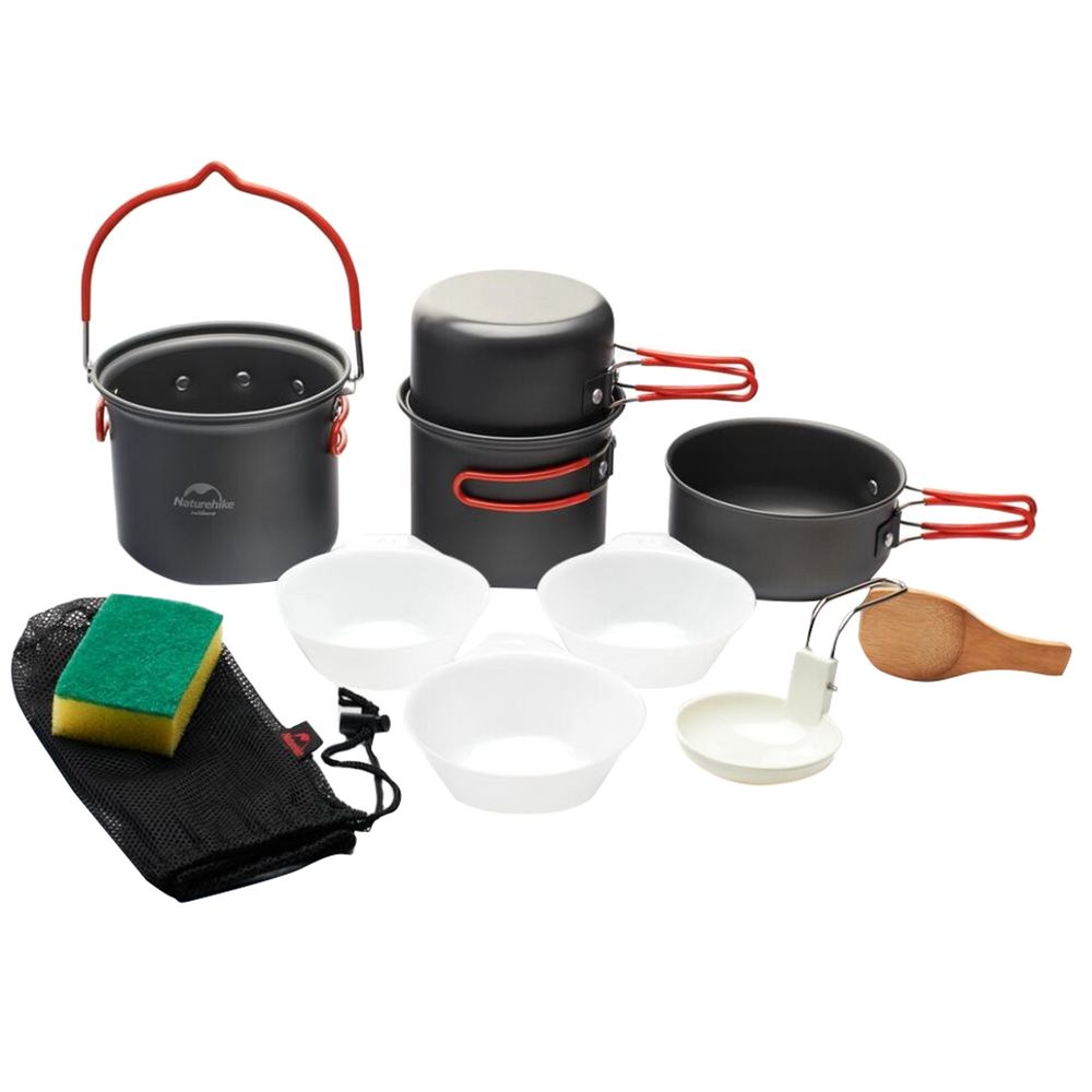 Набор посуды для кемпинга Kampi с логотипом Naturehike | Print Logo