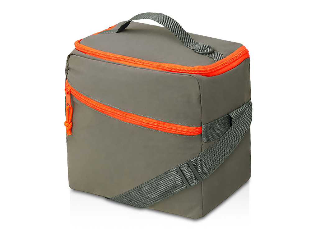 Изотермическая сумка-холодильник Neo Classic c контрастной молнией фото на сайте Print Logo.