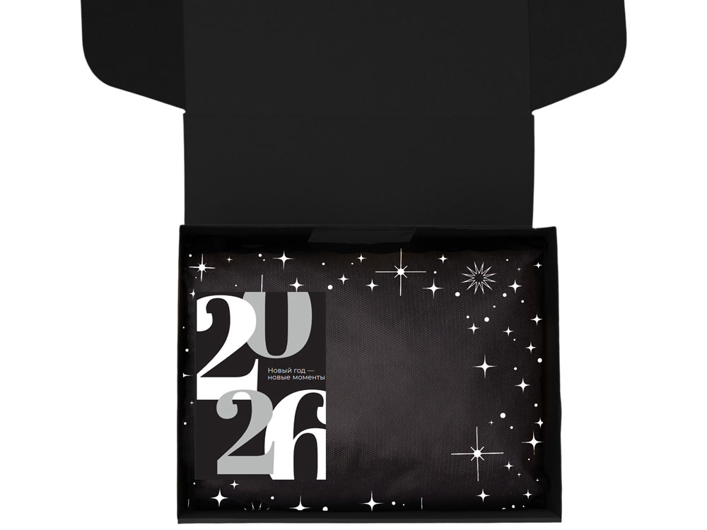 Подарочный набор c термокружкой, блокнотом, ручкой и свечкой, серый