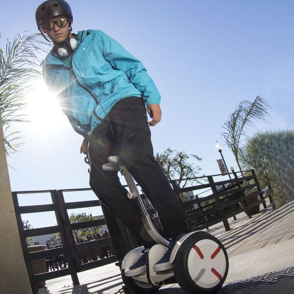 Гироскутер S Pro — пример нанесения логотипа (Ninebot) | Print Logo