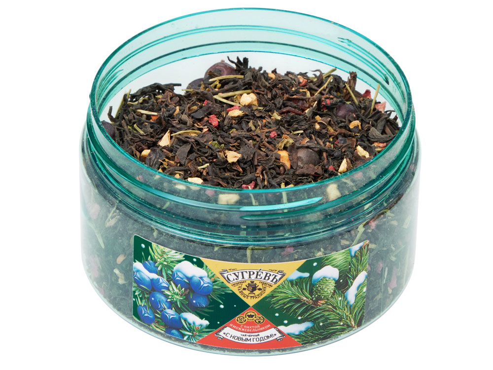 Чай С НОВЫМ ГОДОМ ! с пихтой, можжевельником и пряностями 55 г.