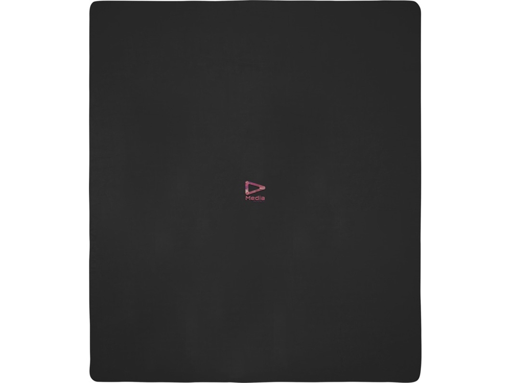 Huggy флисовое одеяло 220x250 см - сплошной черный