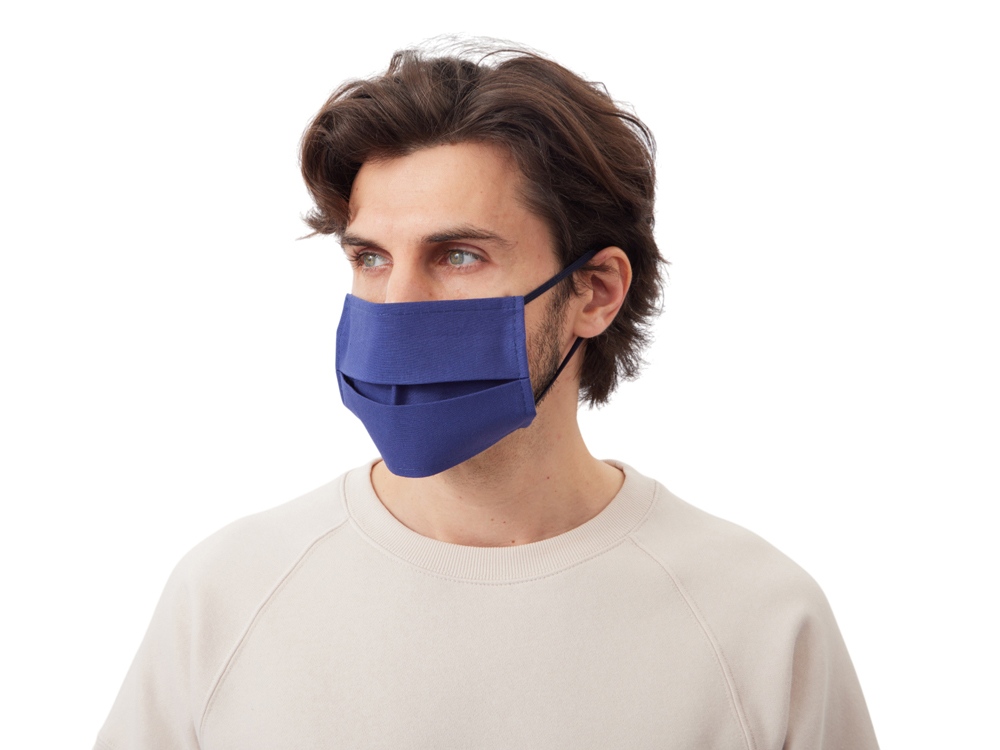 Маска для лица многоразовая из хлопка с логотипом  | Print Logo