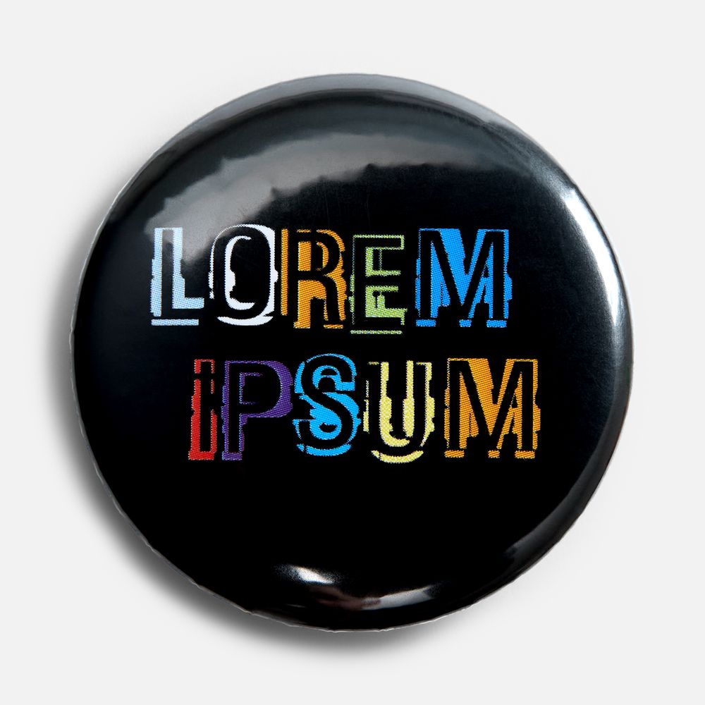 Значок закатной Pinback Print