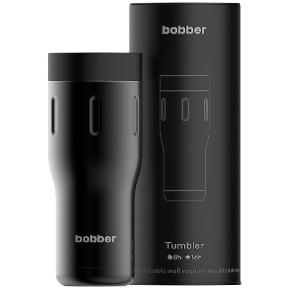 Термостакан Tumbler 470, вакуумный — пример нанесения логотипа (bobber) | Print Logo