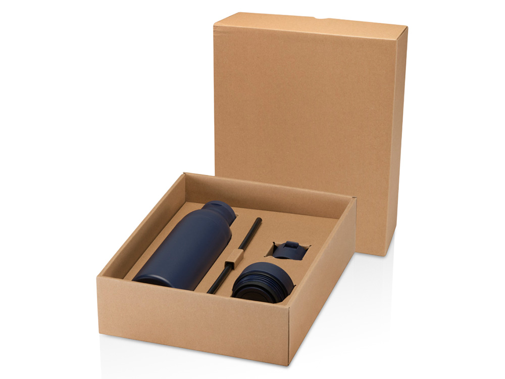 Бутылка Illuminate с вакуумной изоляцией и 3 крышками с логотипом  | Print Logo