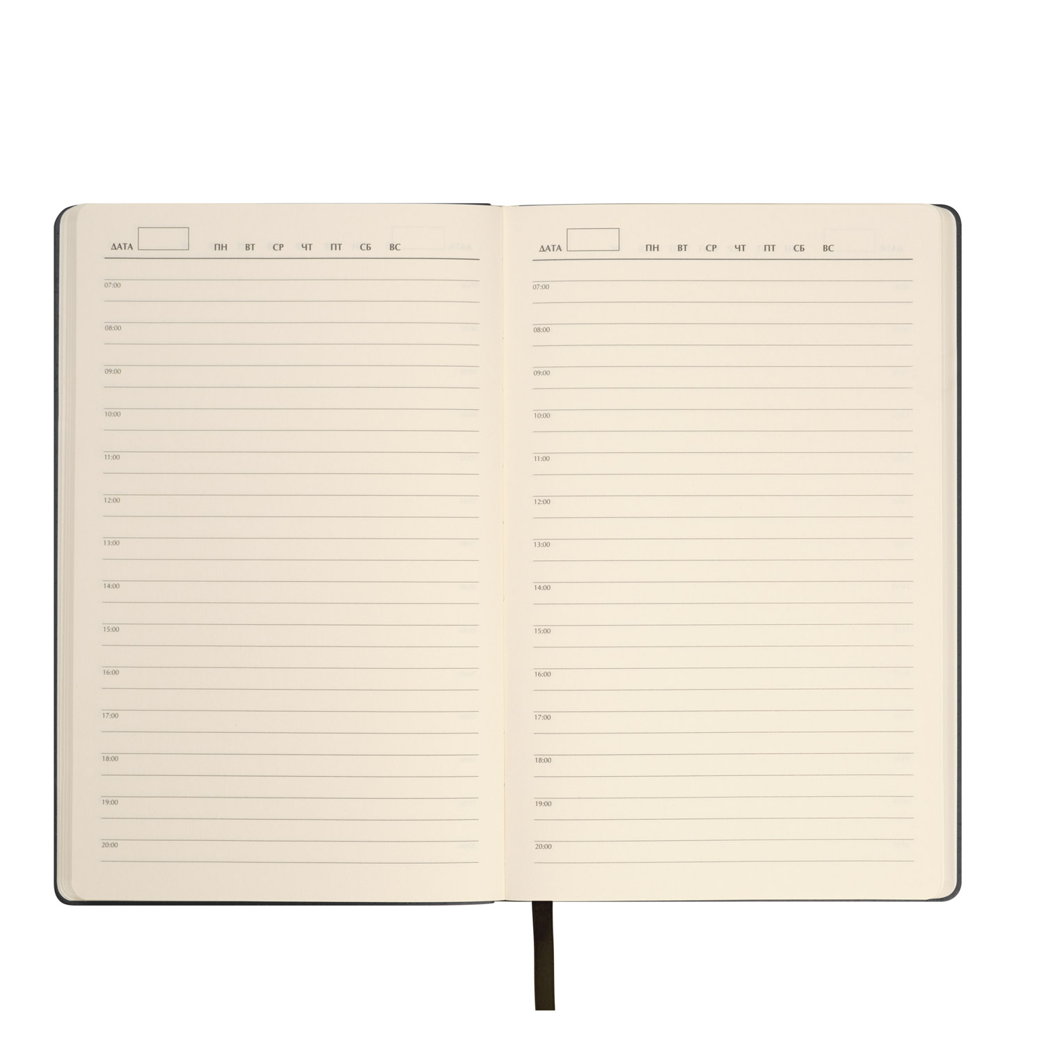 Ежедневник Star недатированный, черный (без упаковки, без стикера)