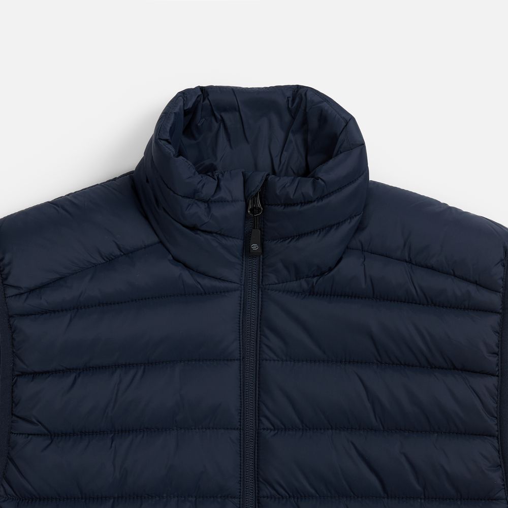 Жилет компактный мужской Stavanger, темно-синий с серым (navy), размер XXL