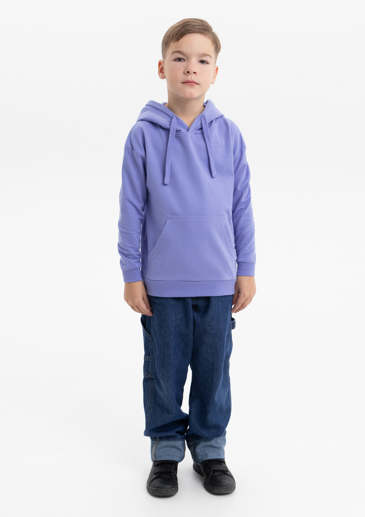 Худи детское STAN футер без начеса 260, 23J, Сливовый,  (95)  (14/14 лет)