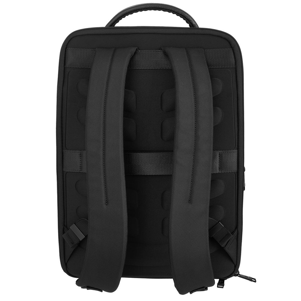 Рюкзак для ноутбука Santiago Slim с кожаной отделкой фото на сайте Print Logo.