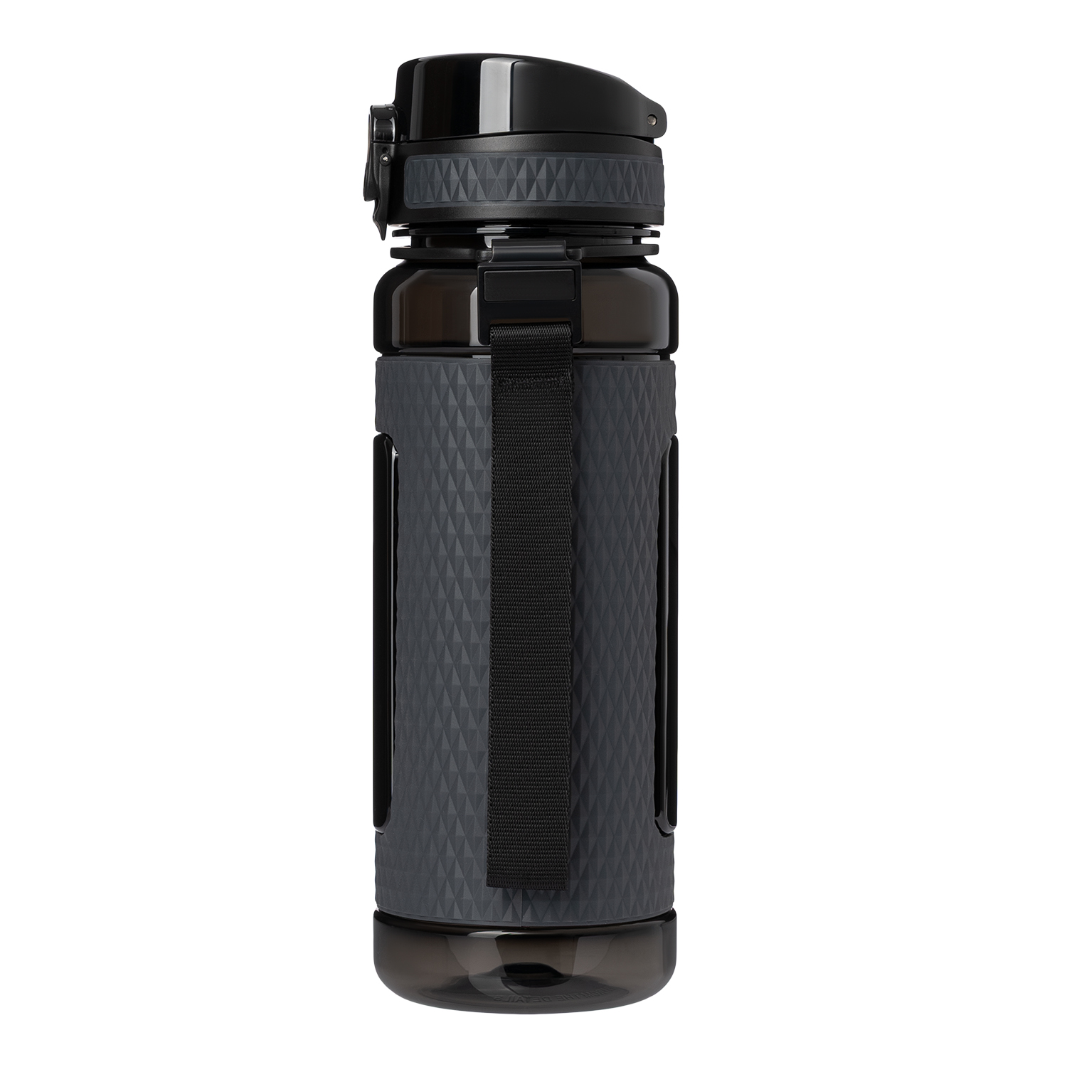 Бутылка для воды Vector, черная фото на сайте Print Logo.