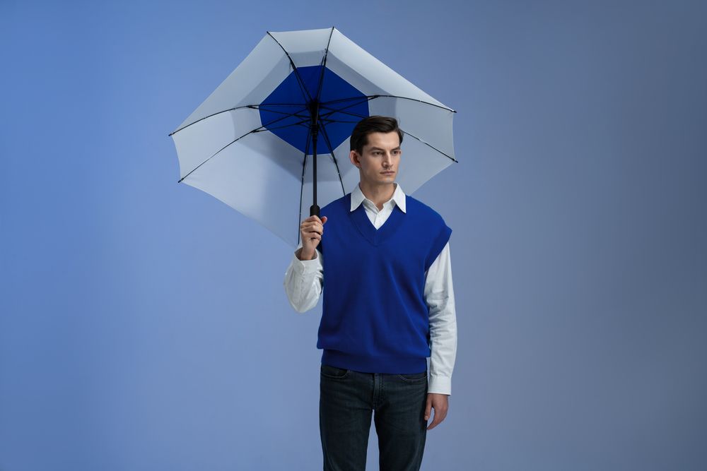 Квадратный зонт-трость Octagon фото на сайте Print Logo.