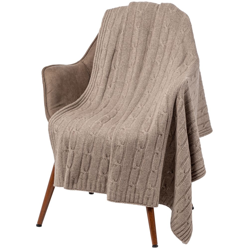 Плед Auray с логотипом Rene Royal | Print Logo