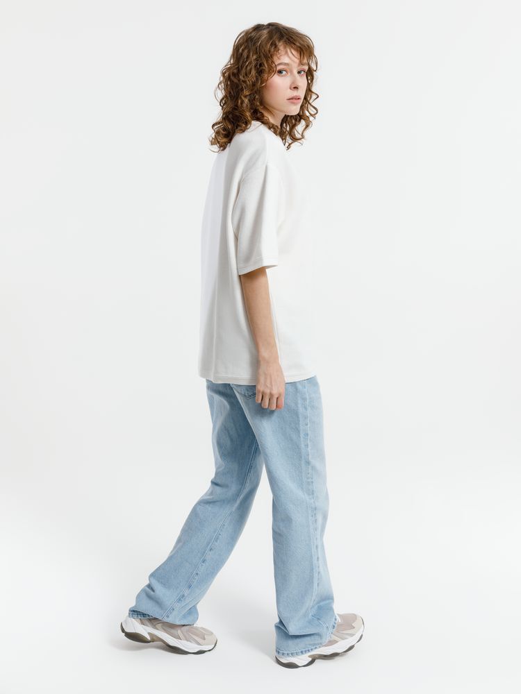 Джемпер с коротким рукавом Siluetti Volumica, молочно-белый, размер XL/XXL