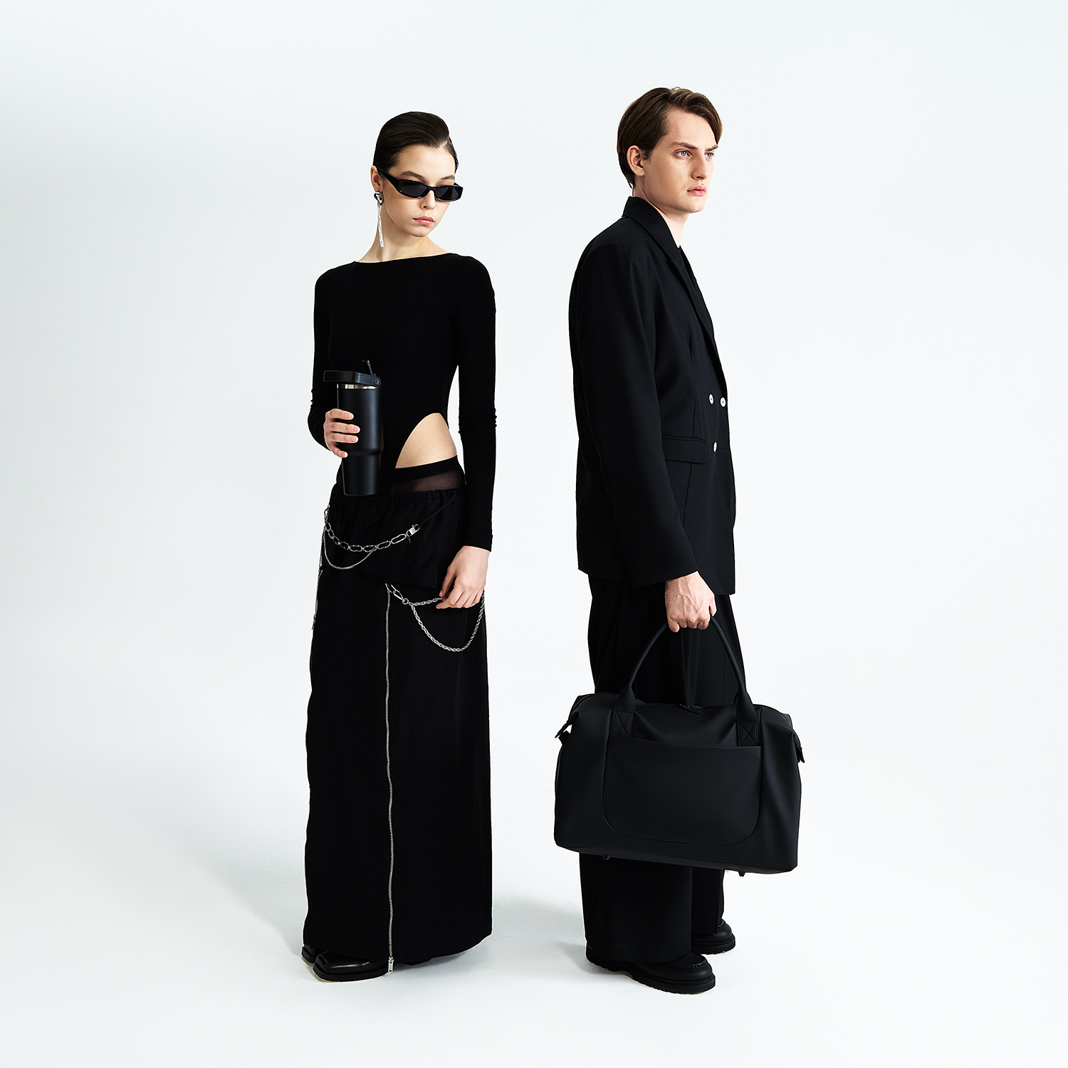 Термокружка вакуумная Монтана (Montana), черный