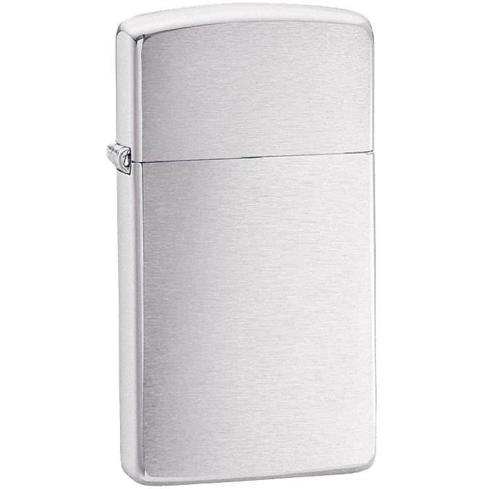 Зажигалка Zippo Slim Brushed фото на сайте Print Logo. 