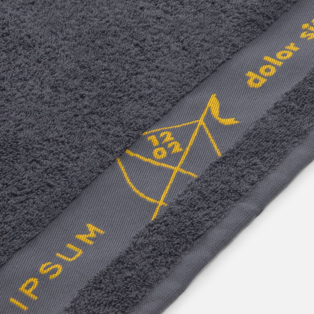 Полотенце на заказ Surpass с логотипом в бордюре фото на сайте Print Logo.