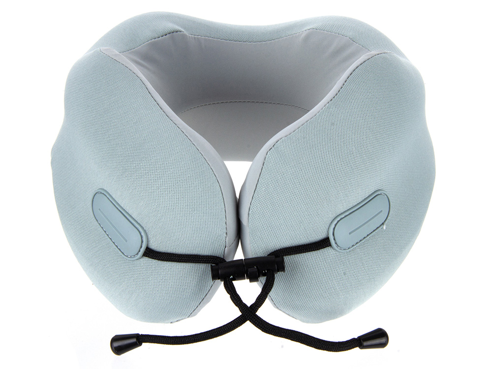Подушка для путешествий с эффектом памяти Memo Pillow PRO M/L English Blue