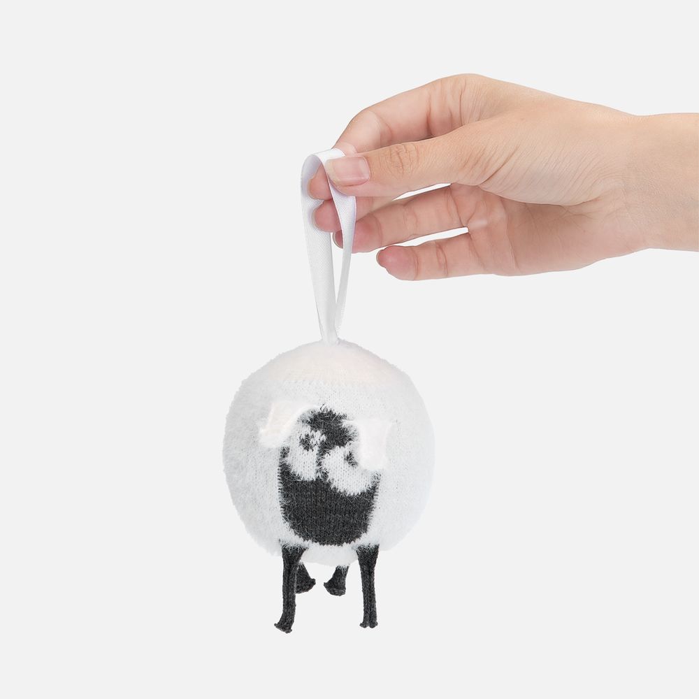 Вязаный шарик Sheeply — пример нанесения логотипа (teplo) | Print Logo