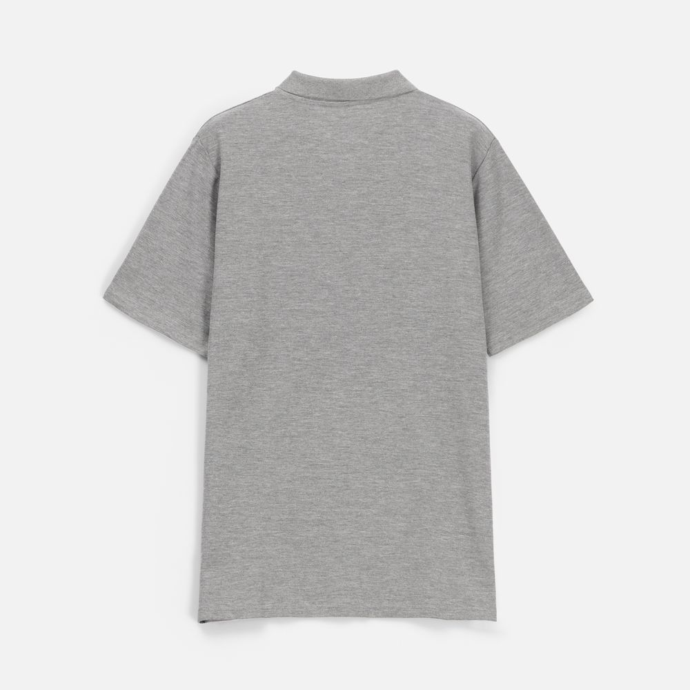 Рубашка поло унисекс Tervise, серый меланж, размер 3XL