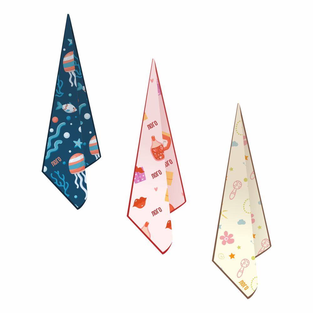 Полотенце на заказ Full Color с логотипом сделано в России | Print Logo